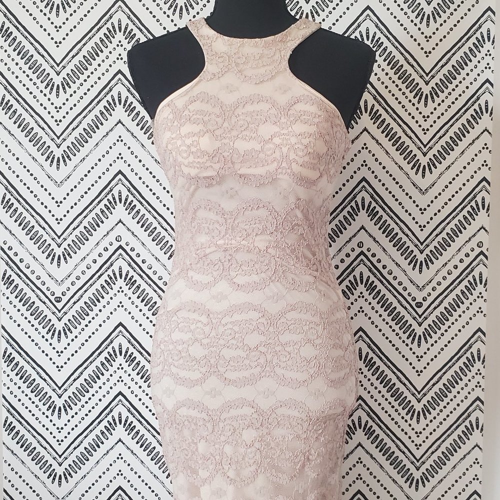 Lace slip dress